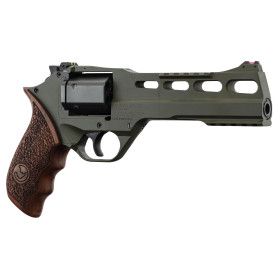 Revolver Chiappa Rhino 60 DS 6'' 357 Mag OD Green  Chez DEVILLE ARMORY. Votre armurerie en ligne.