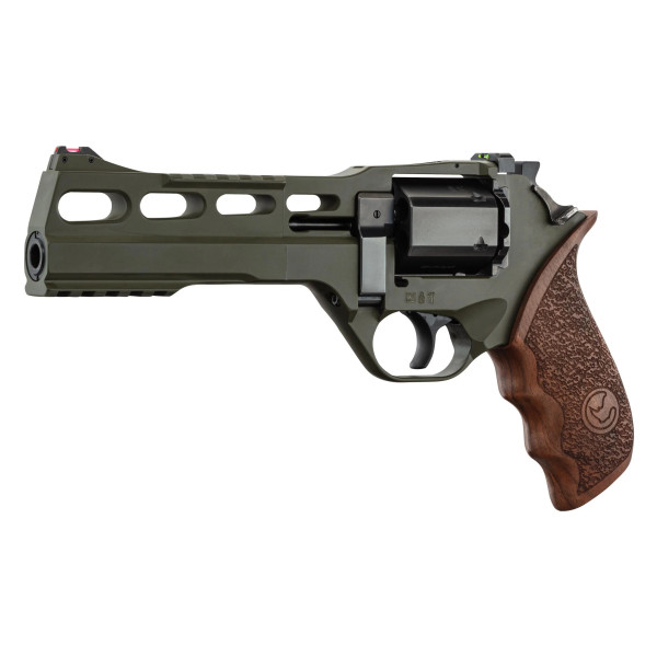 Revolver Chiappa Rhino 60 DS 6'' 357 Mag OD Green  Chez DEVILLE ARMORY. Votre armurerie en ligne.