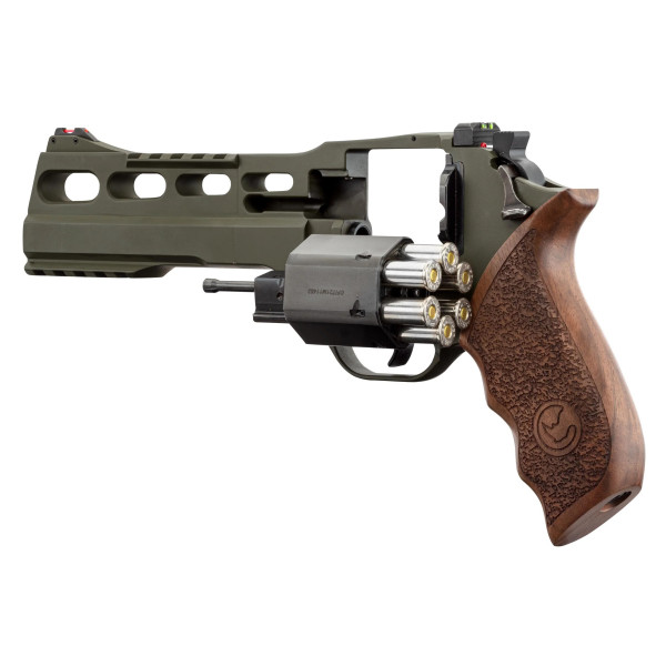 Revolver Chiappa Rhino 60 DS 6'' 357 Mag OD Green  Chez DEVILLE ARMORY. Votre armurerie en ligne.