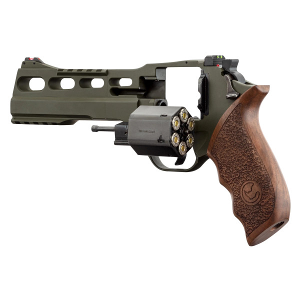Revolver Chiappa Rhino 60 DS 6'' 357 Mag OD Green  Chez DEVILLE ARMORY. Votre armurerie en ligne.