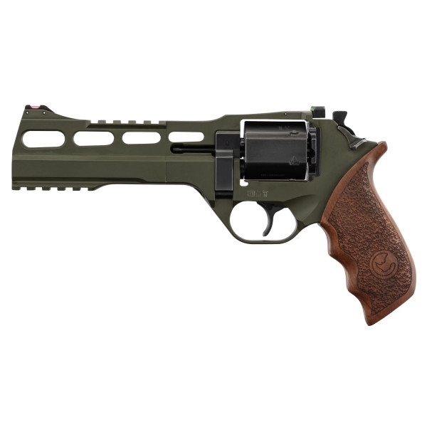 Revolver Chiappa Rhino 60 DS 6'' 357 Mag OD Green  Chez DEVILLE ARMORY. Votre armurerie en ligne.