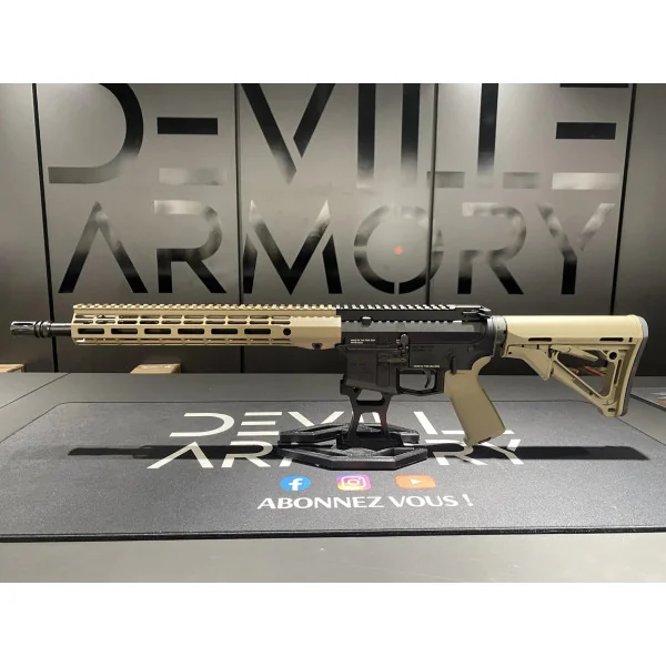 Carabine AR15 AERO PRECISION M4E1 dual tone 14.5 '' cal. 5.56mm Noir / FDE