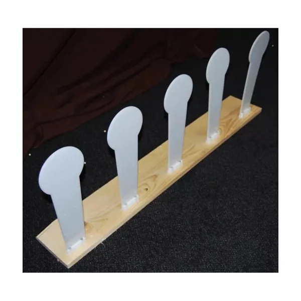 DAA Airsoft Falling Popper avec base, Packs: Pack de 5
