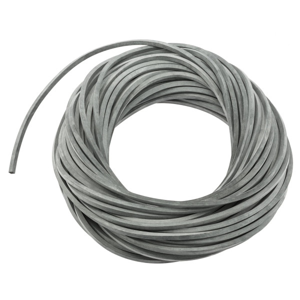 Caoutchouc gris 5x5 mm pour lance pierres  Chez DEVILLE ARMORY. Votre armurerie en ligne.