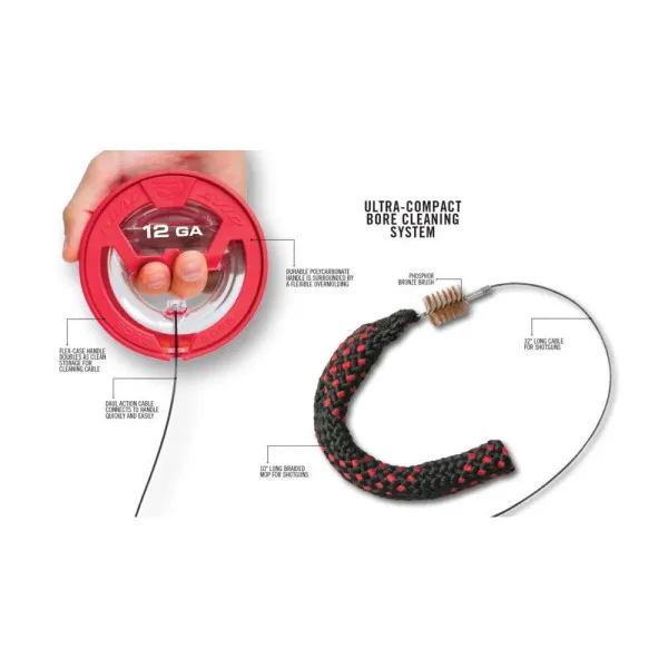 REAL AVID AVBB12G Bore Boss® Rope Cleaner For Caliber 12