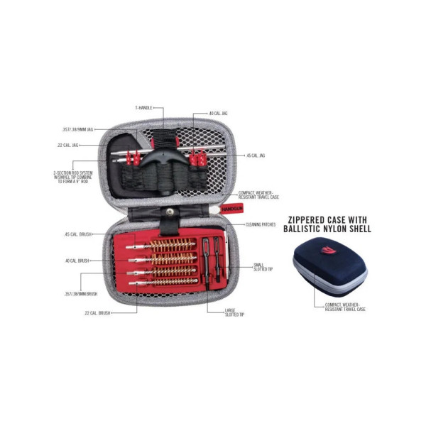 REAL AVID AVGCK310-P Gun Boss® Kit de nettoyage pour arme de poing  Chez DEVILLE ARMORY. Votre armurerie en ligne.