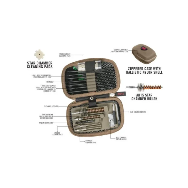 Kit de nettoyage REAL AVID AVGCKAR15 Gun Boss® AR-15