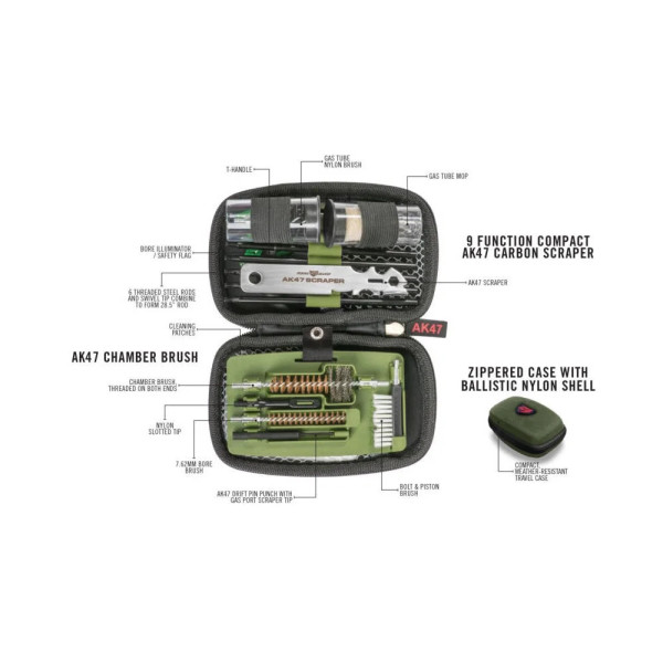 Kit de nettoyage REAL AVID AVGCCKAK47 Gun Boss® AK47  Chez DEVILLE ARMORY. Votre armurerie en ligne.