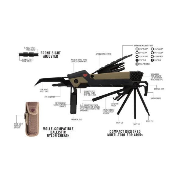 REAL AVID AVGTPROAR Gun Tool Pro® for AR-15