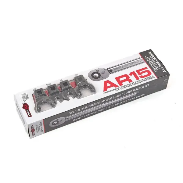 REAL AVID AVMF5WS Master-Fit 5-Piece Crowfoot Wrench Set for AR-15