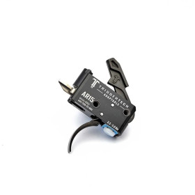 TriggerTech AR15 Adaptable Courbé Noir  Chez DEVILLE ARMORY. Votre armurerie en ligne.