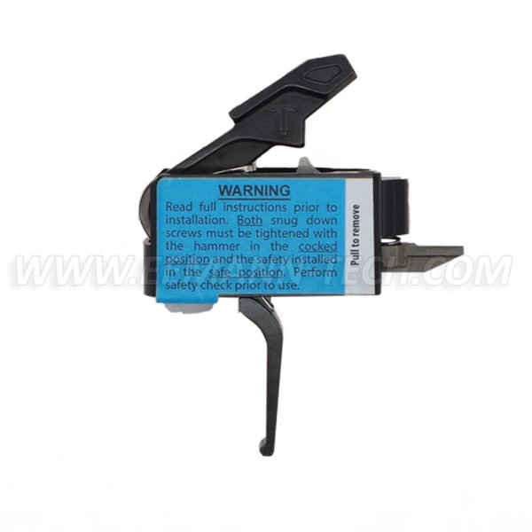 TriggerTech AR15 Compétitif Noir Plat  Chez DEVILLE ARMORY. Votre armurerie en ligne.