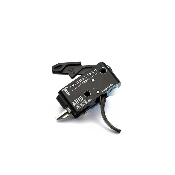 TriggerTech AR15 Combat Courbé Noir  Chez DEVILLE ARMORY. Votre armurerie en ligne.