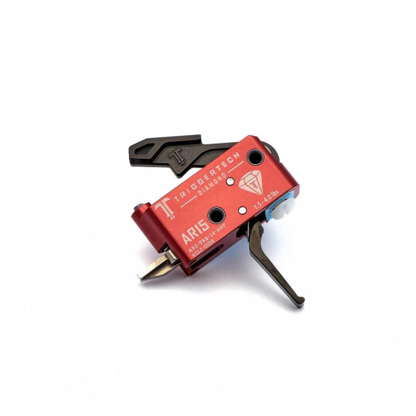 TriggerTech AR15 Diamant Plat Noir  Chez DEVILLE ARMORY. Votre armurerie en ligne.