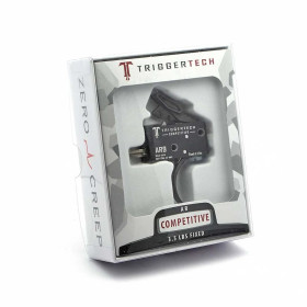TriggerTech AR9 Compétitif Courbé Noir  Chez DEVILLE ARMORY. Votre armurerie en ligne.
