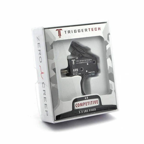 TriggerTech AR9 Compétitif Courbé Noir  Chez DEVILLE ARMORY. Votre armurerie en ligne.
