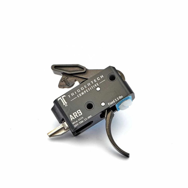 TriggerTech AR9 Compétitif Courbé Noir  Chez DEVILLE ARMORY. Votre armurerie en ligne.