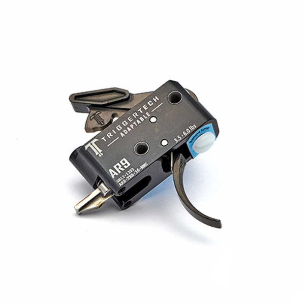 TriggerTech AR9 Adaptable Courbé Noir  Chez DEVILLE ARMORY. Votre armurerie en ligne.