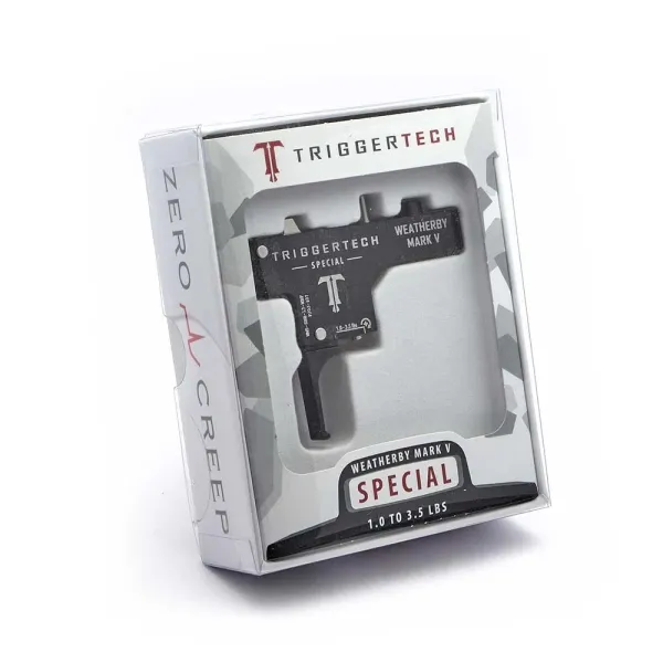 TriggerTech Weatherby Mark V Spécial Noir Plat