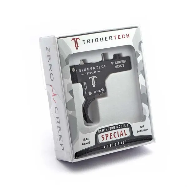 TriggerTech Weatherby Mark V Spécial Courbé Noir