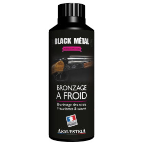 BRONZAGE A FROID BLACK METAL 250ML  Chez DEVILLE ARMORY. Votre armurerie en ligne.