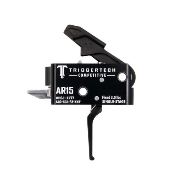 TriggerTech AR15 1-Stage Adaptable Plat Noir  Chez DEVILLE ARMORY. Votre armurerie en ligne.