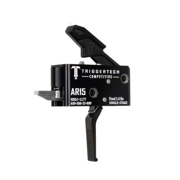 TriggerTech AR15 1-Stage Adaptable Plat Noir  Chez DEVILLE ARMORY. Votre armurerie en ligne.