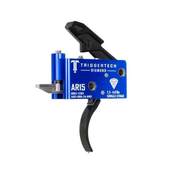 TriggerTech AR15 1-Stage Diamond Pro Courbé Noir  Chez DEVILLE ARMORY. Votre armurerie en ligne.