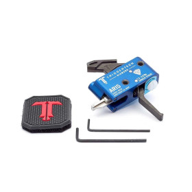 TriggerTech AR15 1-Stage Diamant Plat Noir  Chez DEVILLE ARMORY. Votre armurerie en ligne.