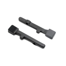 JP JP-5 Right Side Bolt Catch Release Paddle, Color: Blue  Chez DEVILLE ARMORY. Votre armurerie en ligne.