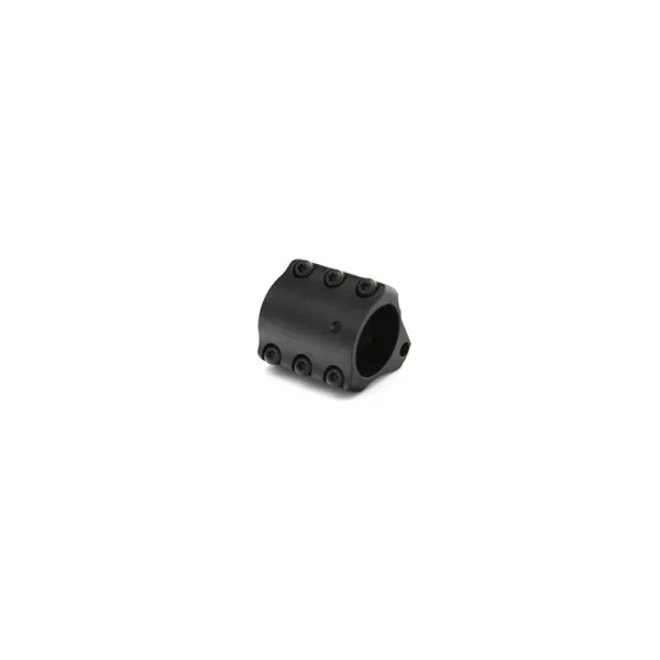 JP Two-Piece Adjustable Gas Block with Detent, .875 Bore, Black Stainless, Low Profile
