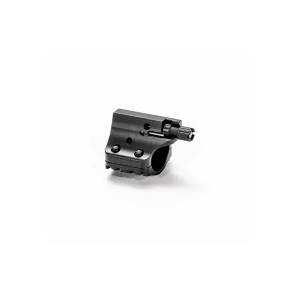 JP Two-Piece Adjustable Gas Block with Detent, .750 Bore, Black Stainless, Ultra Low Profile