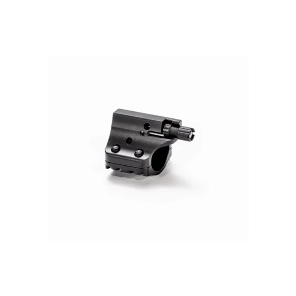 JP Two-Piece Adjustable Gas Block with Detent, .750 Bore, Black Stainless, Ultra Low Profile