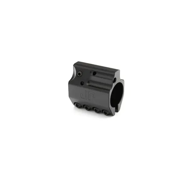 JP Adjustable Gas Block with Adjustable Locking Screw, .750 Bore, Black Stainless, Low Profile