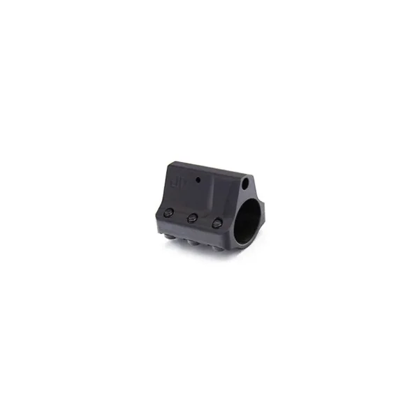 JP Two-Piece Adjustable Gas Block with Detent, .750 Bore, Black Stainless, Low Profile