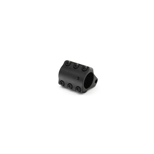 JP Two-Piece Adjustable Gas Block with Detent, .750 Bore, Black Stainless, Low Profile