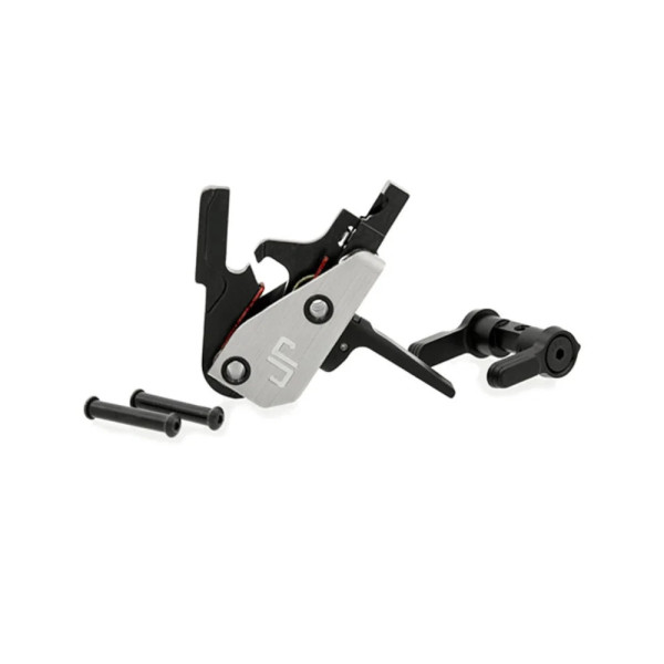 JP Drop-In Fire Control Module for AR-15 / AR-10 Type Rifles, Color: Black, Model: Flat  Chez DEVILLE ARMORY. Votre armurerie en