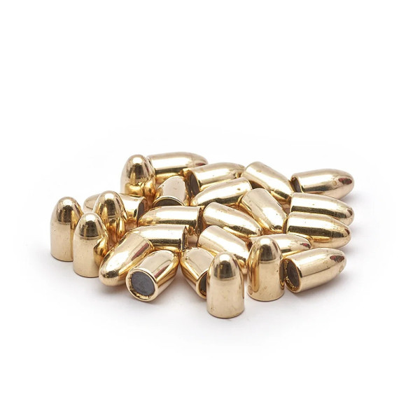 Balles Alsa Pro 9mm / .355 - 124gr. FMJ RN - 500 pièces/paquet  Chez DEVILLE ARMORY. Votre armurerie en ligne.