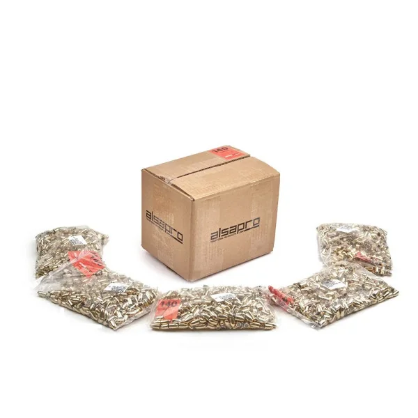 PACK: Alsa Pro Bullets 9mm / .355 - 140gr. FMJ RN - 2500 pcs./pack (82-490140 X 5)