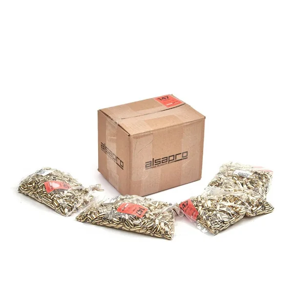PACK: Alsa Pro Bullets 9mm / .355 - 147gr. FMJ RN - 2000 pcs./pack (82-490147 X 4)