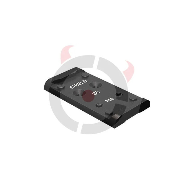 Plaque OR SHIELD RMS Glock  Chez DEVILLE ARMORY. Votre armurerie en ligne.