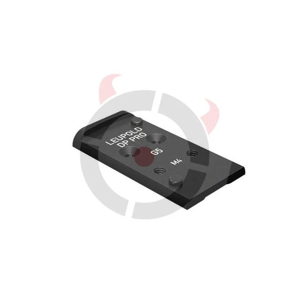 Plaque OR LEUPOLD Glock  Chez DEVILLE ARMORY. Votre armurerie en ligne.