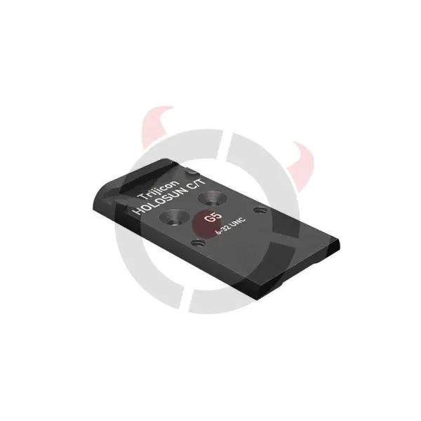 Plaque de montage KMR Acier pour Glock Trijicon/Holosun
