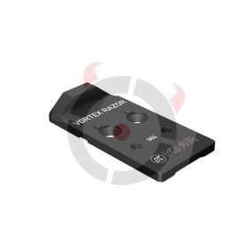 Plaque OR VORTEX RAZOR pour L-02, W-02  Chez DEVILLE ARMORY. Votre armurerie en ligne.