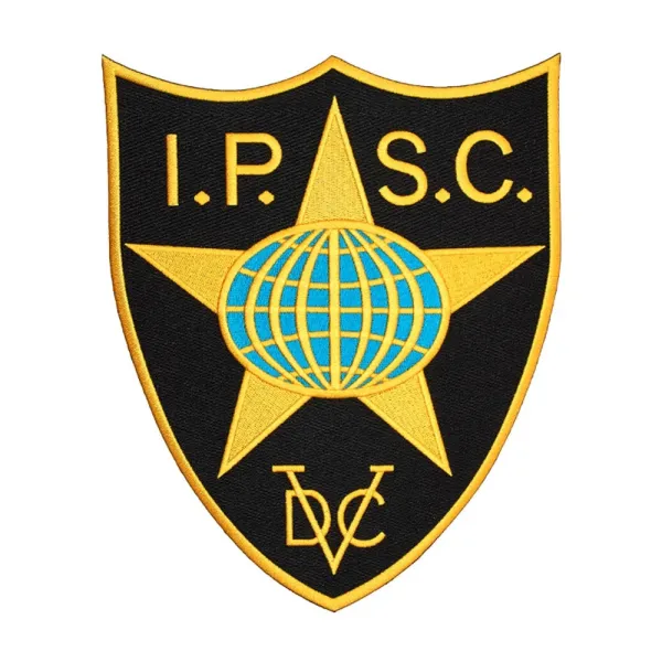 Official “IPSC Shield” Embroidered Patch - X-Large