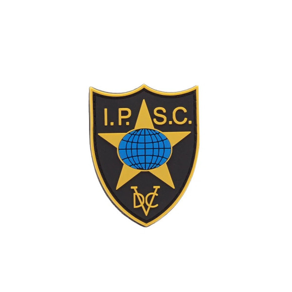 "IPSC Shield" Official PVC Patch - Large  Chez DEVILLE ARMORY. Votre armurerie en ligne.