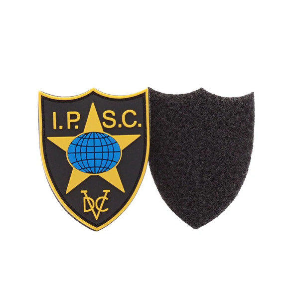 "IPSC Shield" Official PVC Patch - Large  Chez DEVILLE ARMORY. Votre armurerie en ligne.