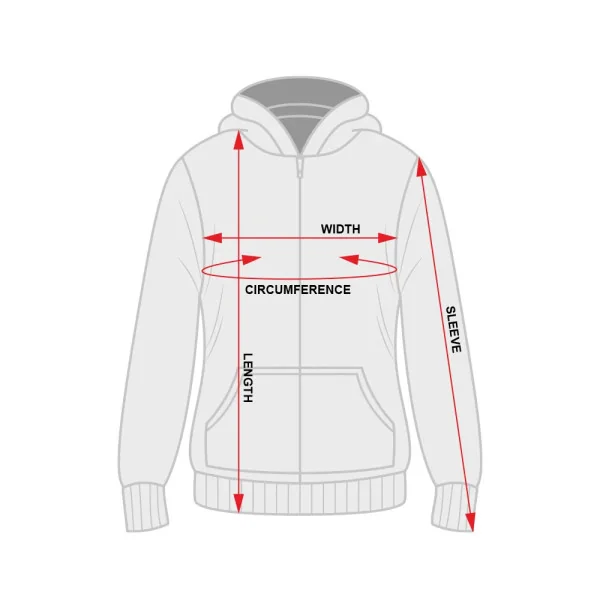 Sweat à capuche officiel IPSC à zip - taille 3XL