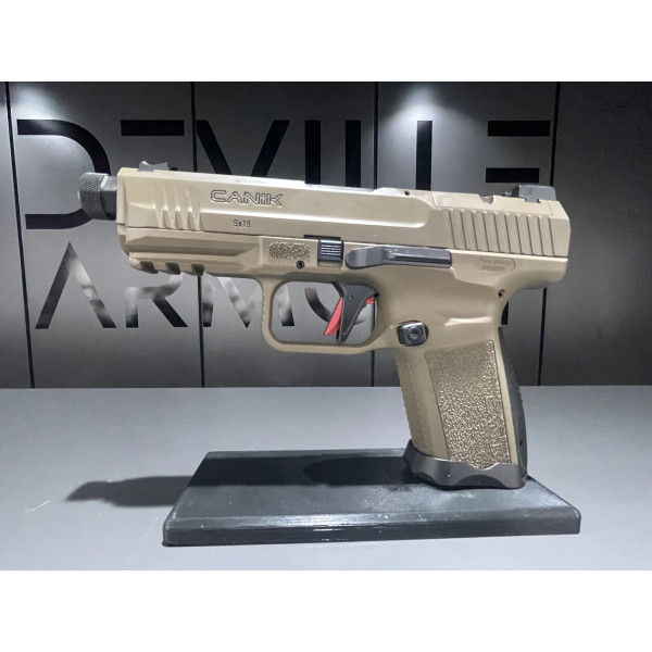 Pistolet CANIK TP-9 ELITE COMBAT FDE 9X19  Chez DEVILLE ARMORY. Votre armurerie en ligne.