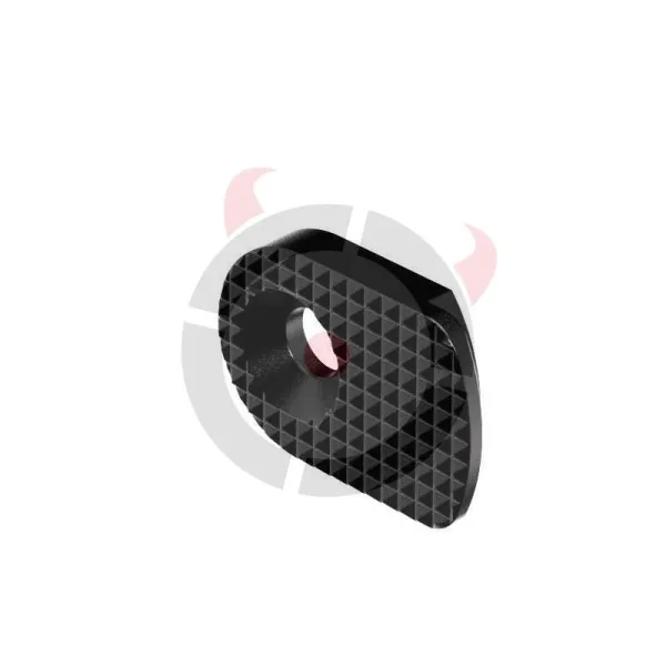 Extension Bouton de Chargeur LARGE KMR Noir Aluminium
